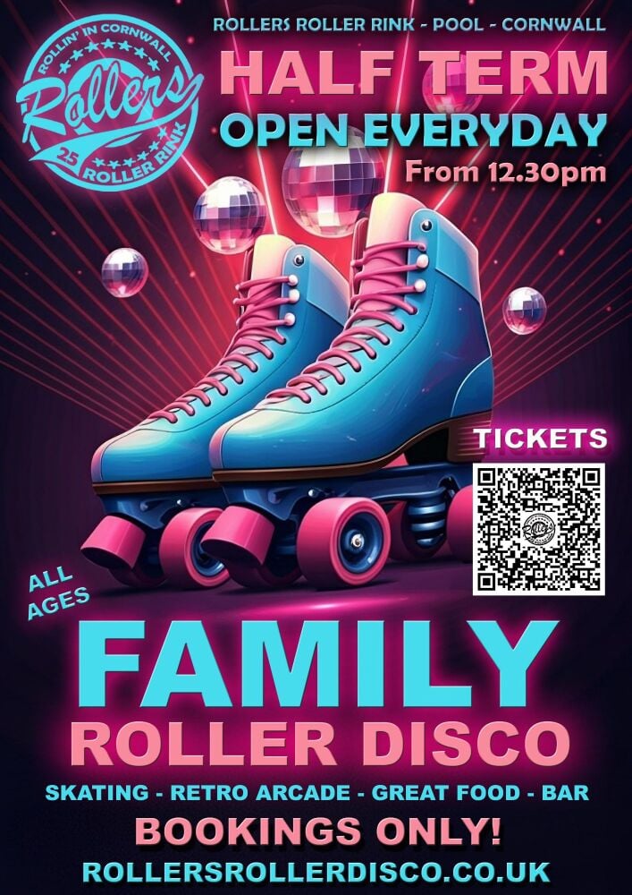 Half Term at Rollers Roller Disco Cornwall