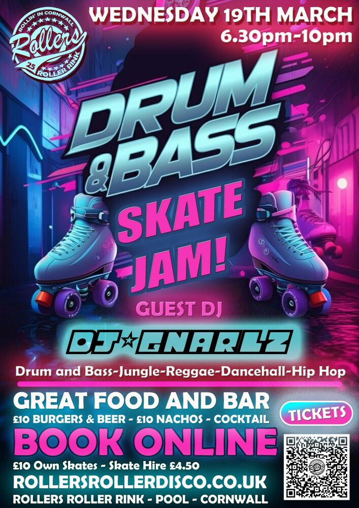 Wednesday 19th March - DnB Skate Jam