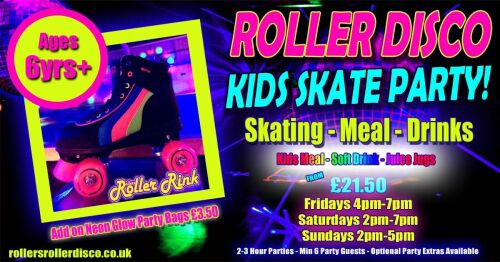 Roller Disco Kids Party SMD 2025 6+