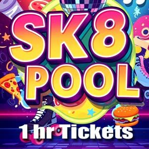 Sk8 Pool! 1 Hour Skate Session (HALF PRICE)