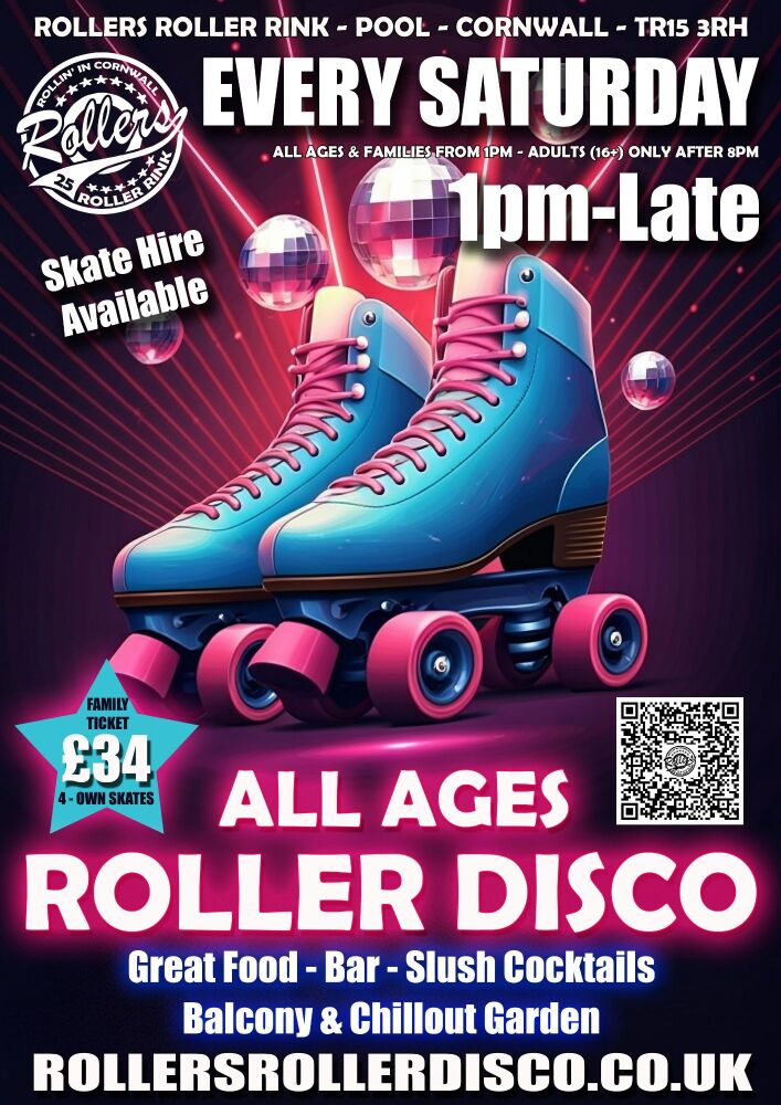 Every Saturday Family Roller Disco June 2025