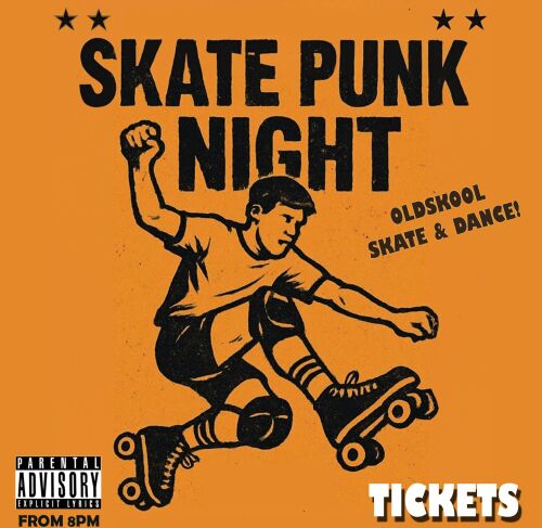 Saturday 29th March 5pm-10pm - Rock the Rink!