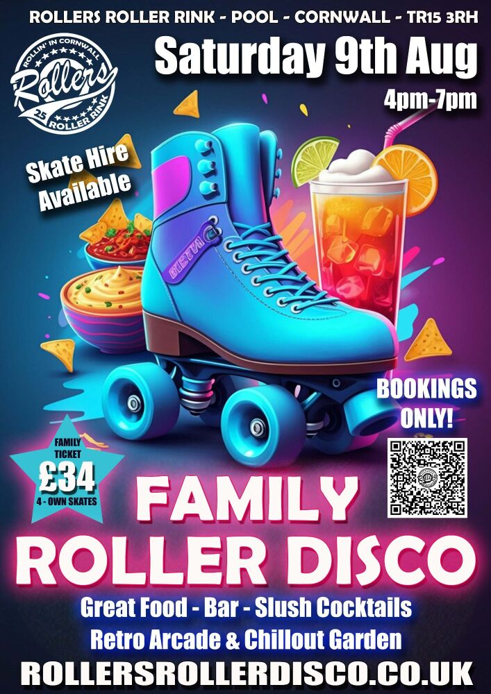 Saturday 9th August Family Roller Disco