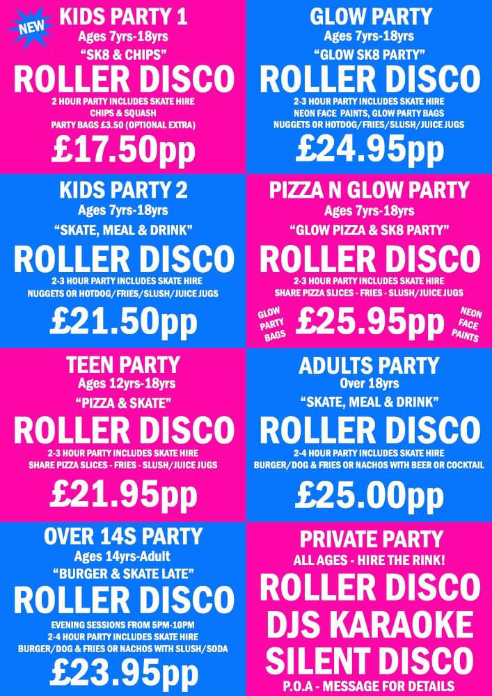 Roller Disco Parties 2025