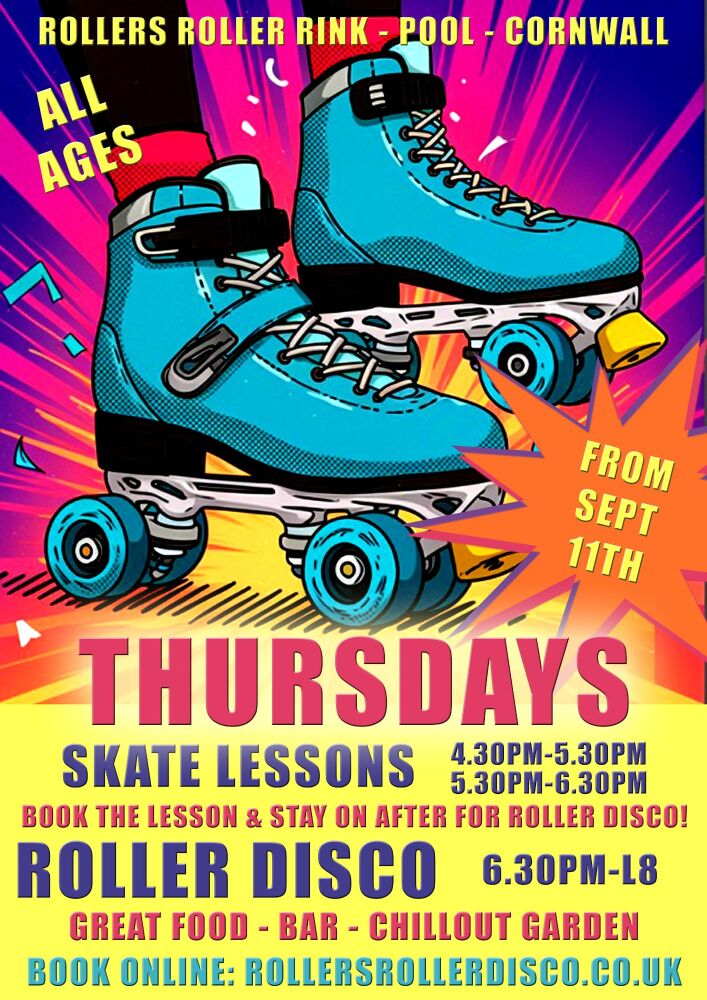 Skate Lessons on Thursdays from Sept 11th