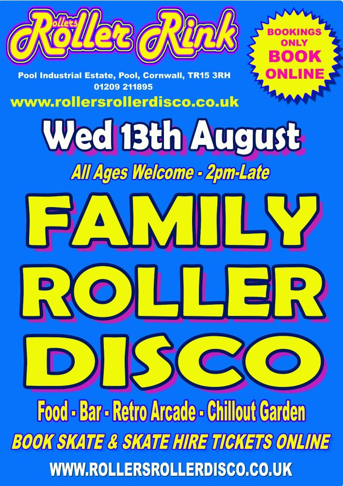Wednesday 13th August Roller Disco