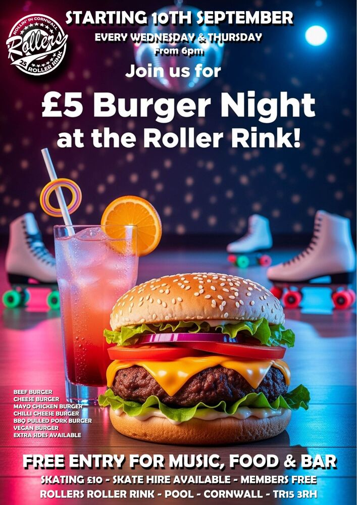 &pound;5 Burger Night September 2025