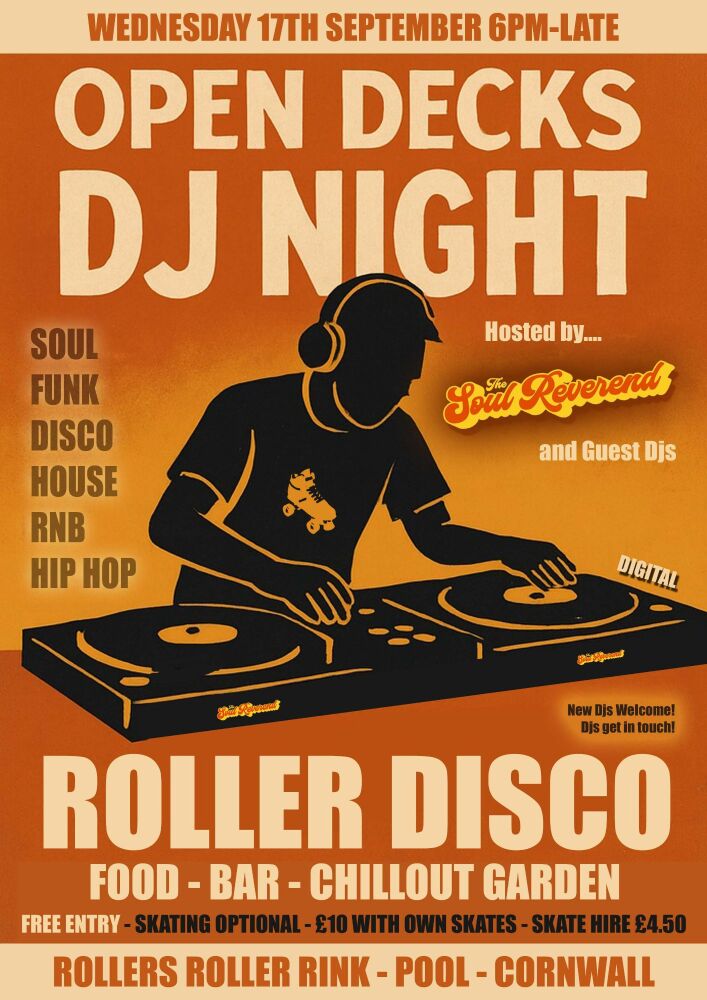Open Decks at the Rink Sept 17th 2025