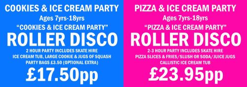 Cookies - Ice Cream - Pizza Party Options