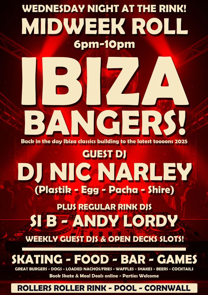 Ibiza Classics-Latest Tunes - The Rink - Every Wednesday