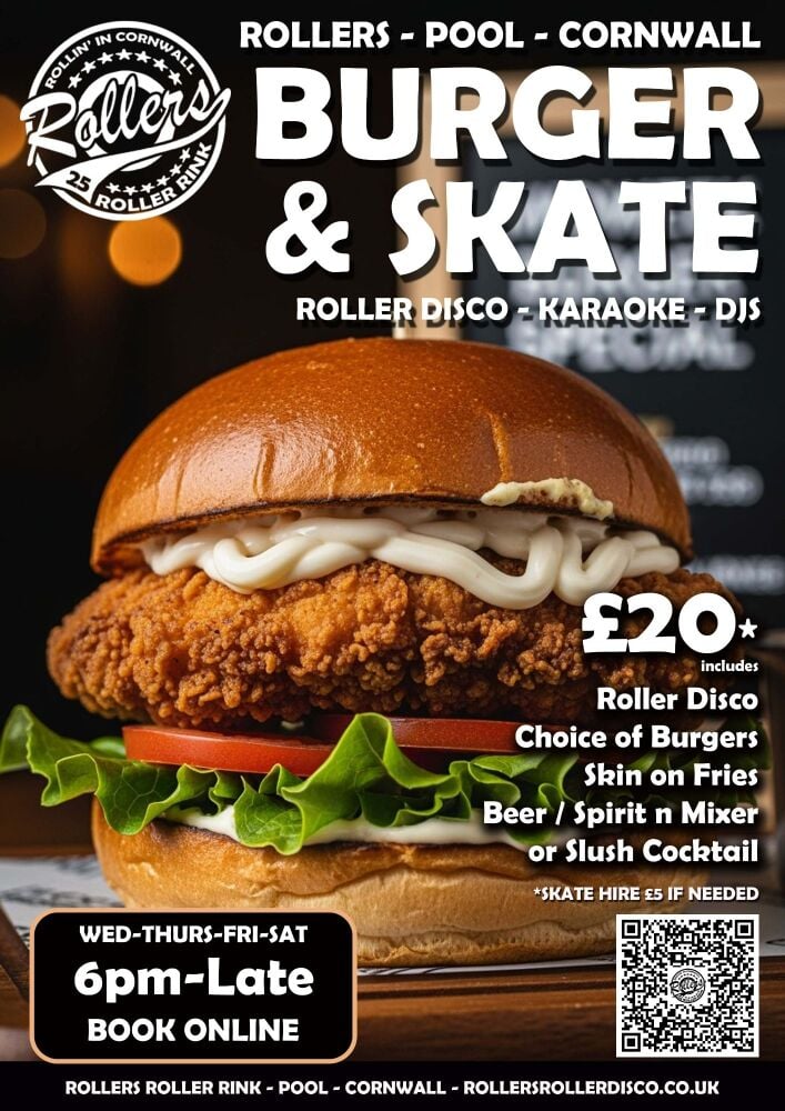 Burger and Skate Deal 25 Burger and Skate Deal 25