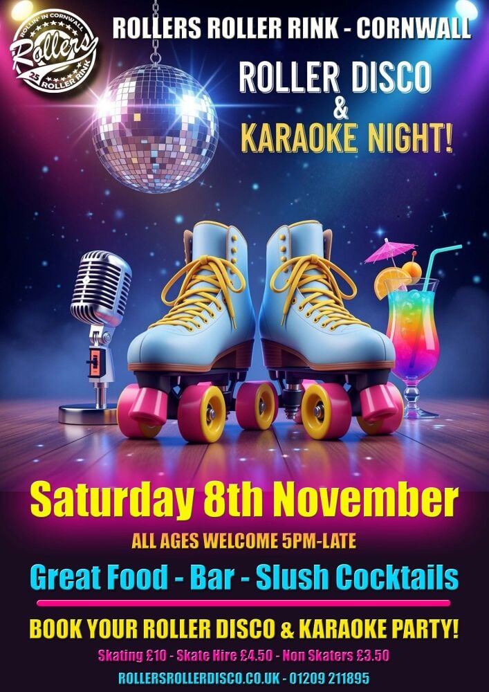 Roller Disco and Karaoke Saturday 8th November Roller Disco and Karaoke Saturday 8th November