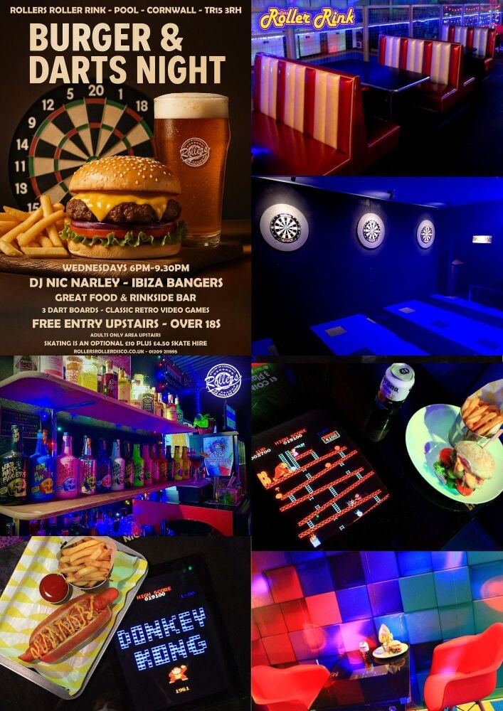 Upstairs at the Rink - Darts & Retro Video Games Upstairs at the Rink - Darts & Retro Video Games