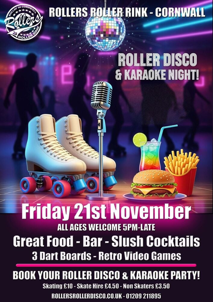 Roller Disco and Karaoke Friday 21st Nov Roller Disco and Karaoke Friday 21st Nov