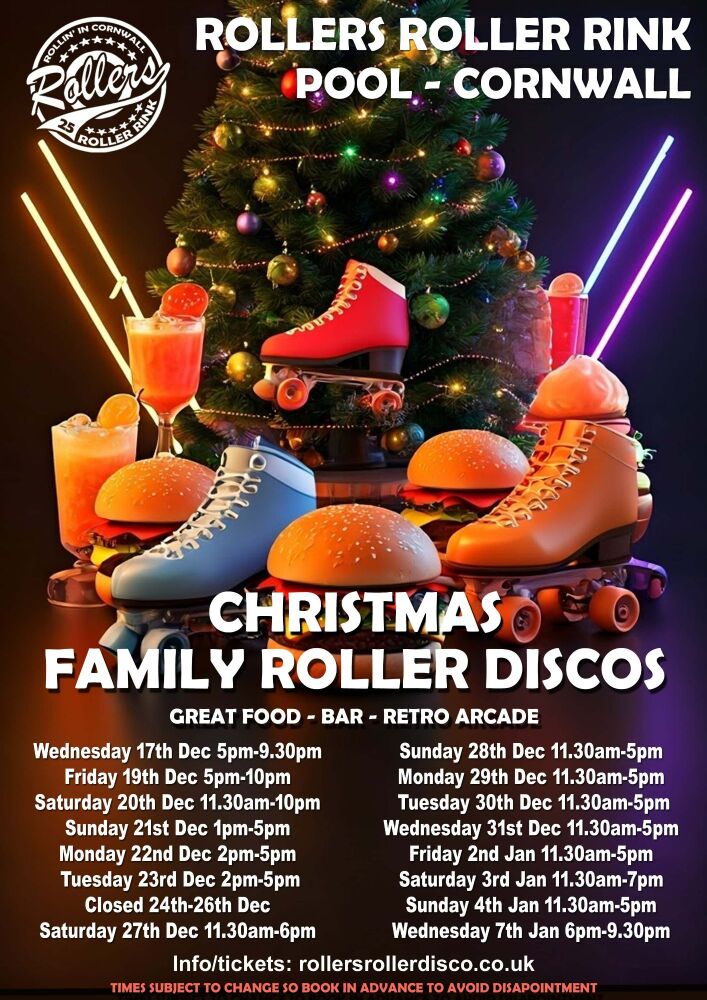 Christmas Roller Disco Times 2025