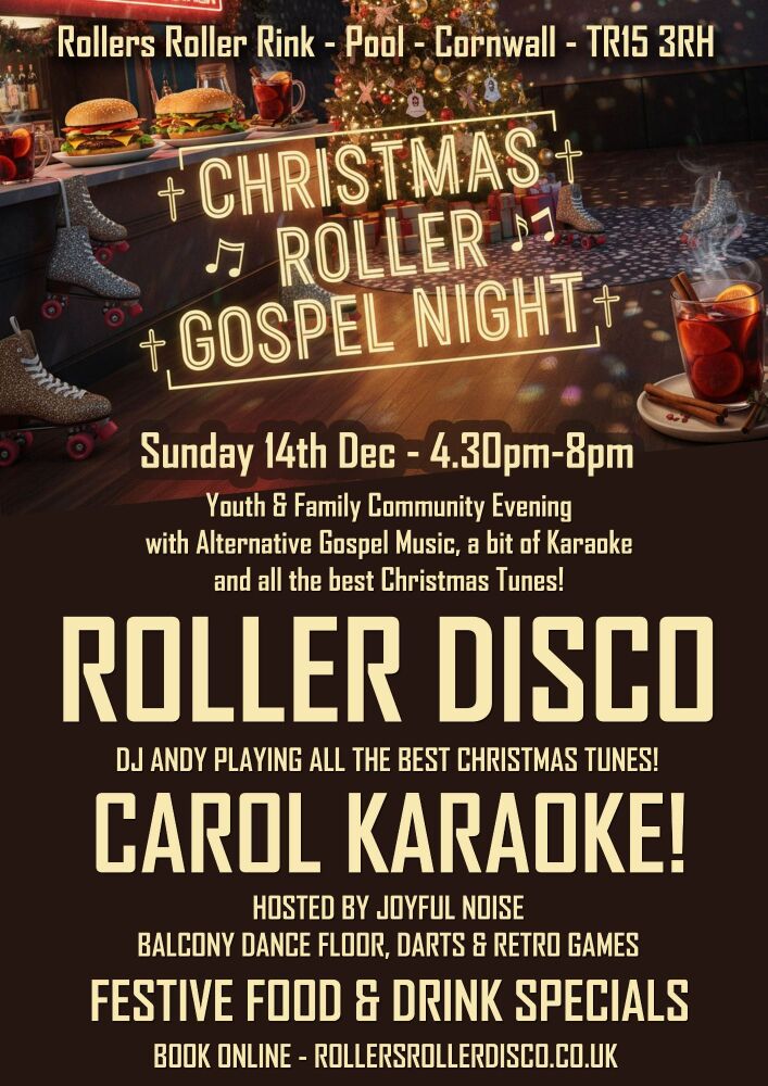 Christmas Gospel Night - Roller Disco and Carol Karaoke 2025
