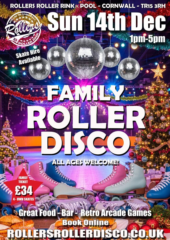 Sunday 14th Dec Family Roller Disco
