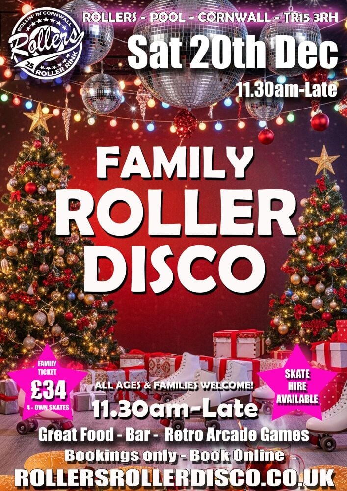 Saturday 20th Dec - Family Roller Disco Saturday 20th Dec - Family Roller Disco