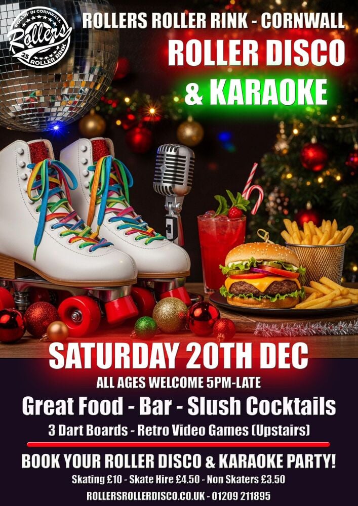 Roller Disco and Karaoke Saturday 20th December Roller Disco and Karaoke Saturday 20th December