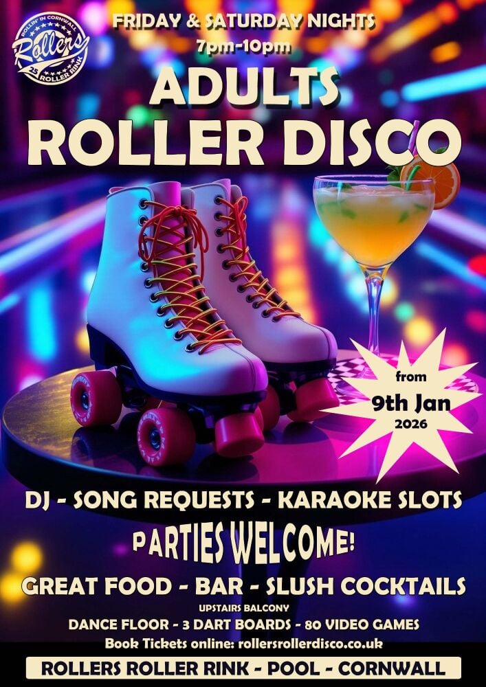 Adults Roller Disco - Fridays and Saturdays Adults Roller Disco - Fridays and Saturdays