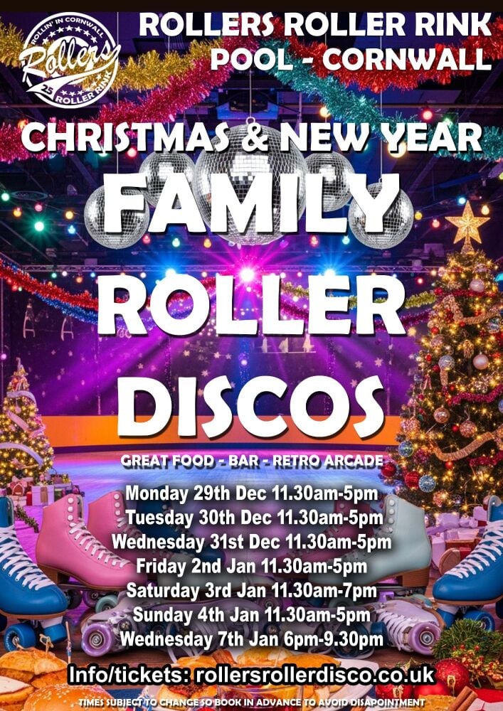 Christmas & New Year Roller Disco Times Christmas & New Year Roller Disco Times