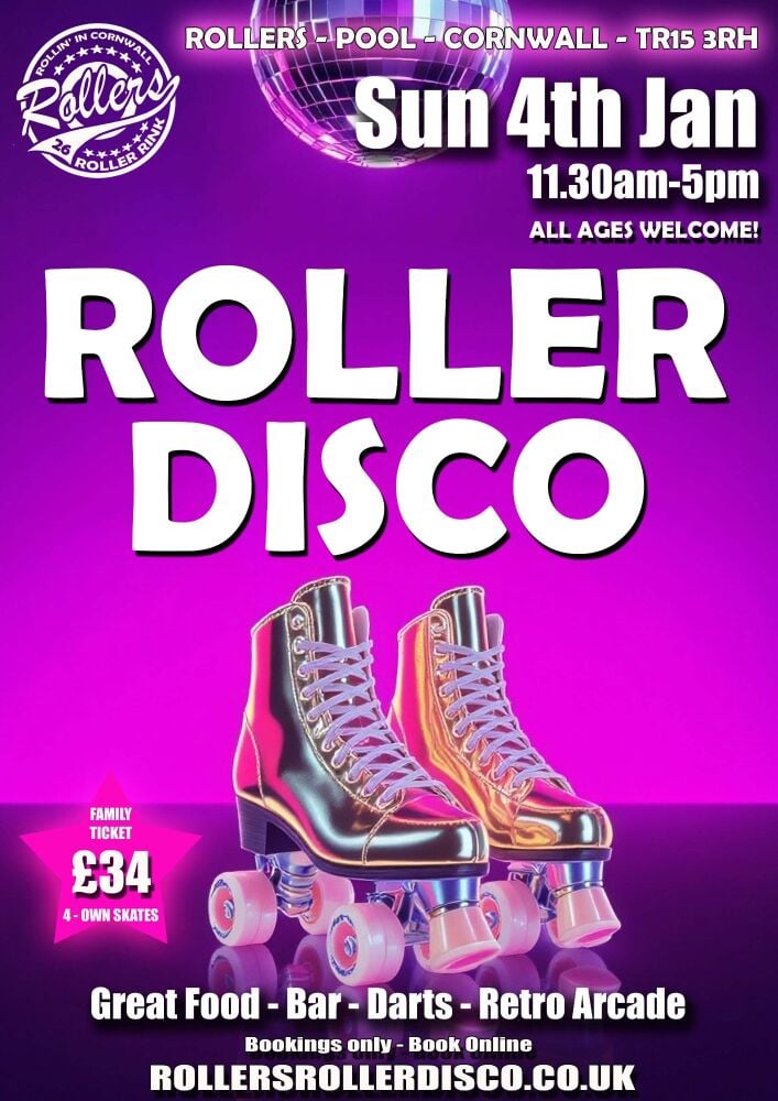 Sunday 4th Dec Family Roller Disco Sunday 4th Dec Family Roller Disco