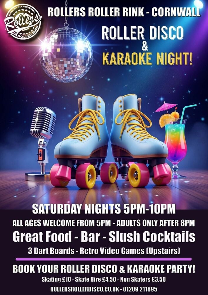 Roller Disco and Karaoke Saturday Nights 2026 Roller Disco and Karaoke Saturday Nights 2026