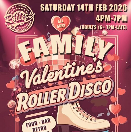 Valentines Day Family Roller Disco 4pm-7pm