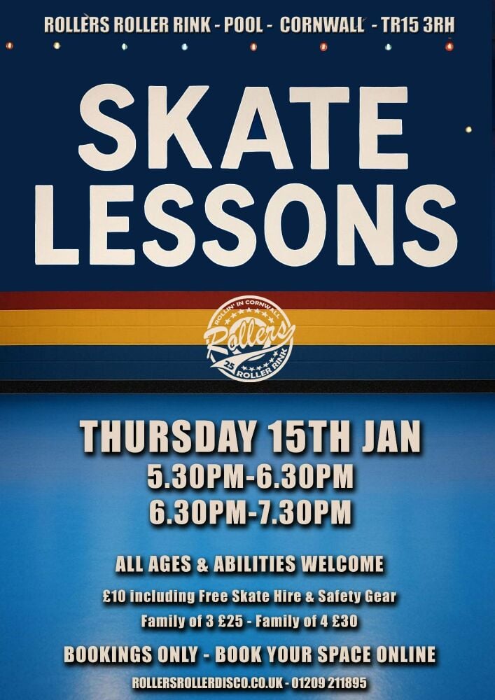 Skate Lessos Thursday 15th Jan 2026