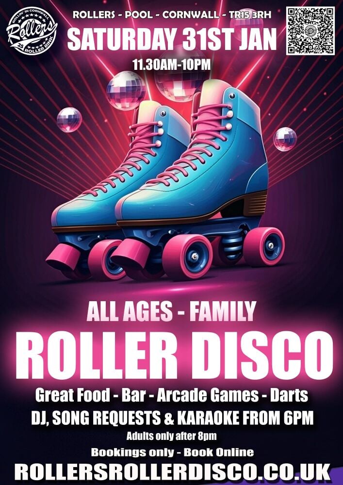 All Ages Family Roller Disco Saturday 31st Jan All Ages Family Roller Disco Saturday 31st Jan