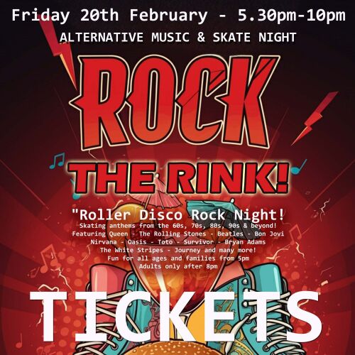 Rock the Rink! - Roller Disco & Karaoke - Friday 20th Feb 5.30pm-10pm
