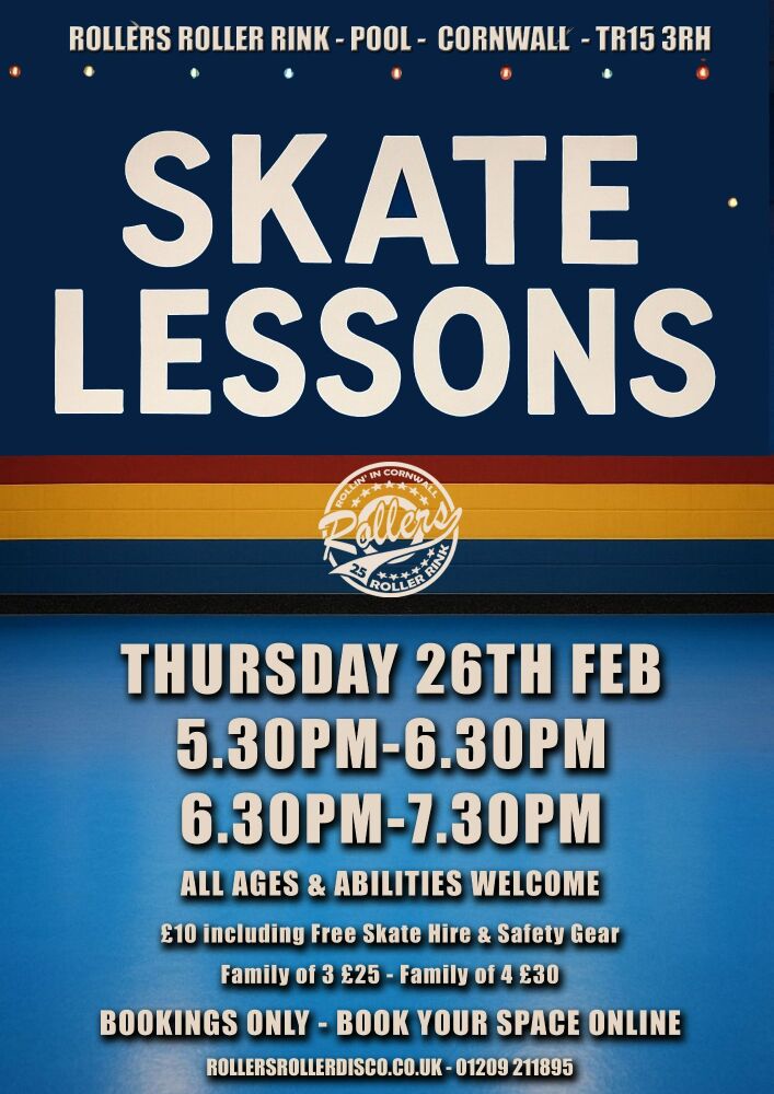 Skate Lessons 26th Feb