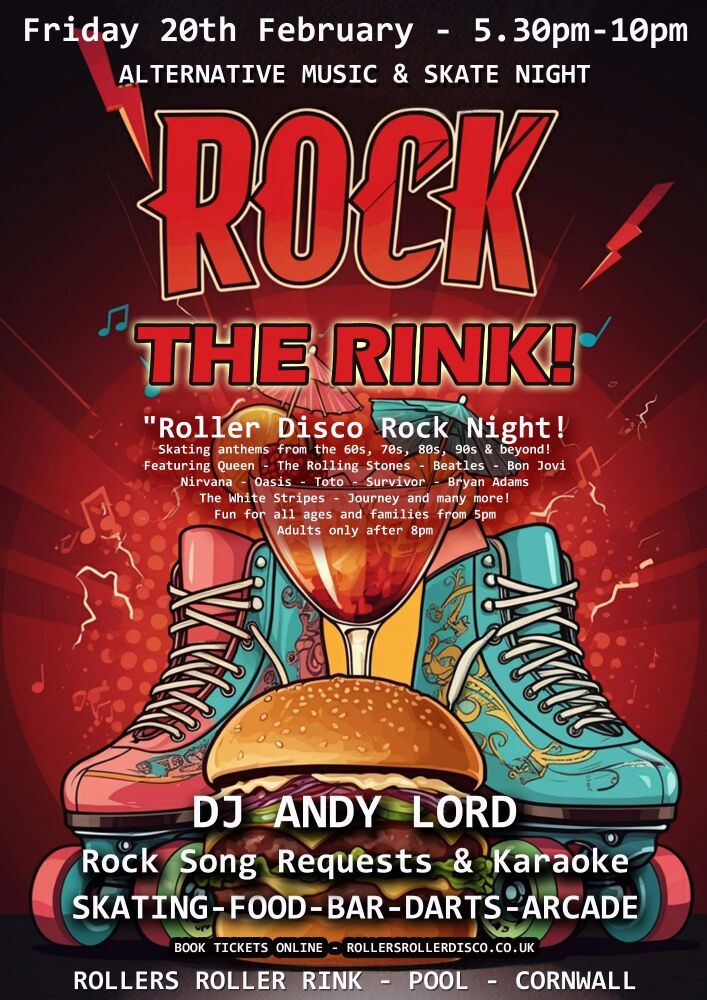 Rock the Rink - Roller Disco - Karaoke - Song Requests - Feb 20th 2026