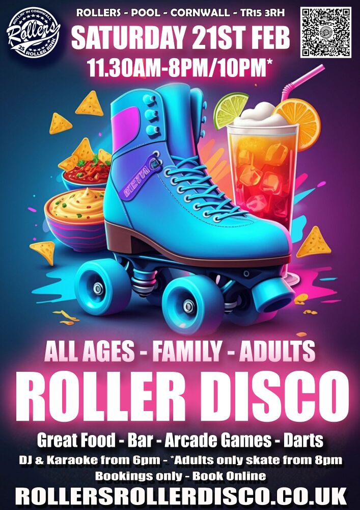All Ages Roller Disco Saturday 21st Feb