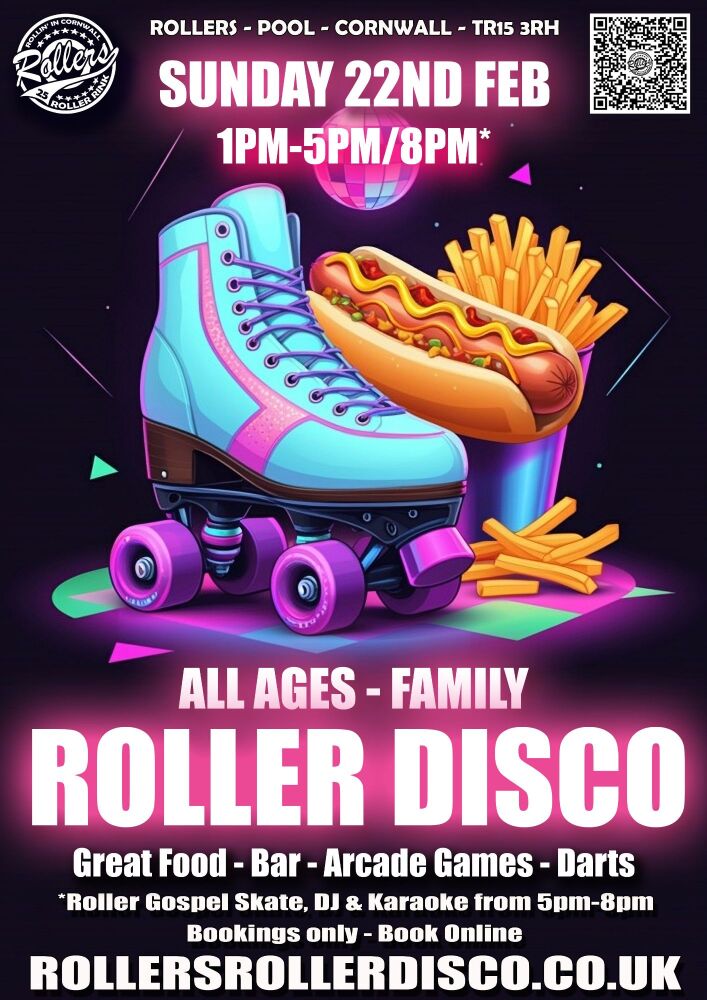 All Ages Roller Disco Sunday 22nd Feb