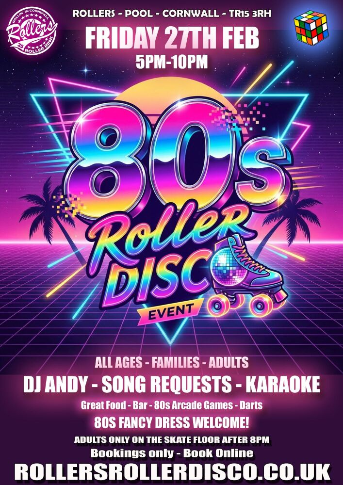 80S Roller Disco - Friday 27th February