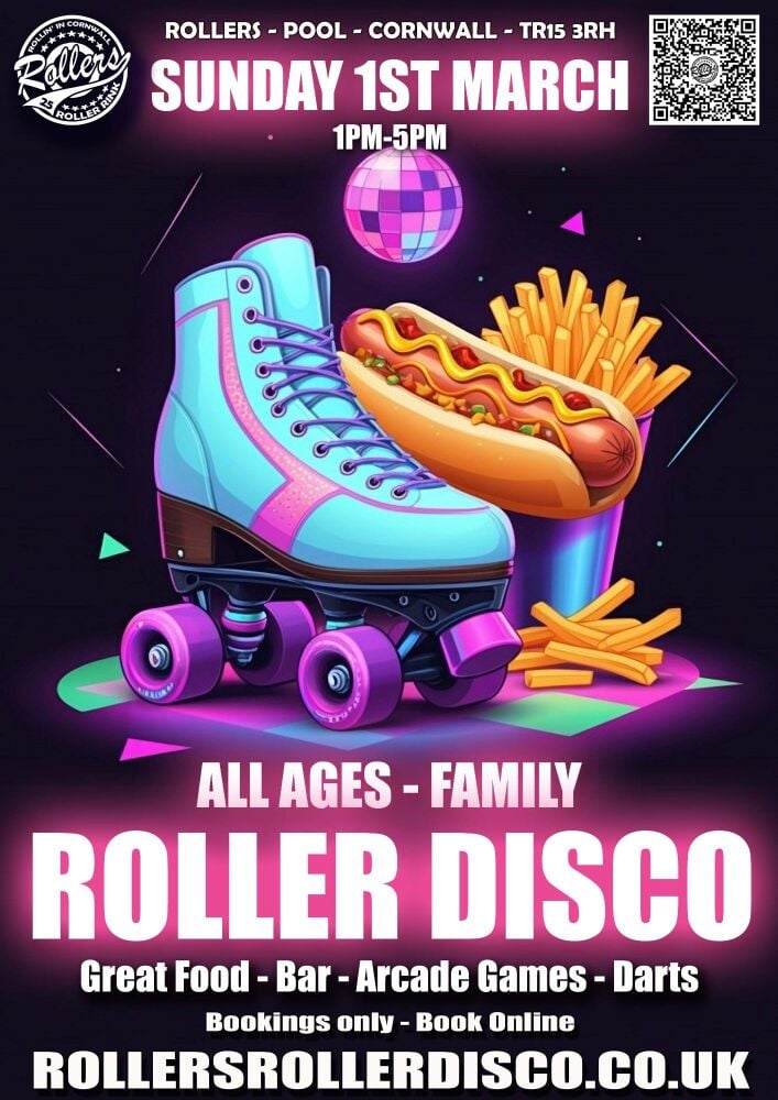 Family Roller Disco Sunday 1st March Family Roller Disco Sunday 1st March