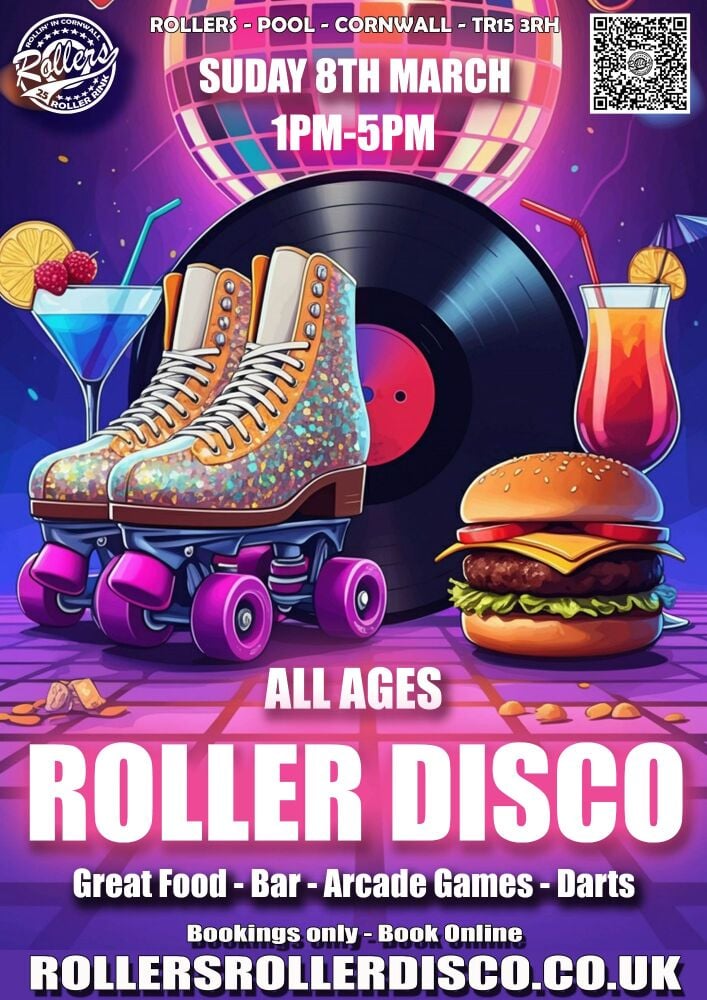 Family Roller Disco Sunday 8th March Family Roller Disco Sunday 8th March