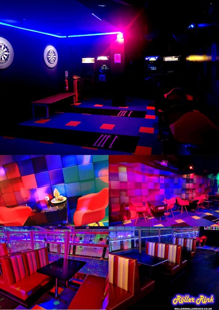 Balcony Triple Darts Zone and Retro 80s Arcade Games Balcony Triple Darts Zone and Retro 80s Arcade Games