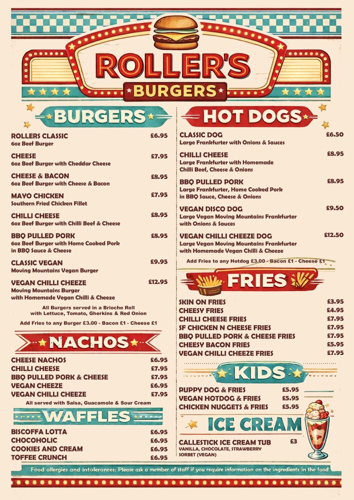 Diner Menu 26 Diner Menu 26