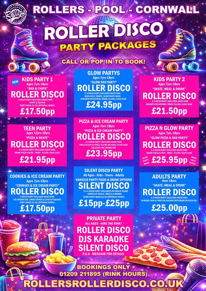 Roller Disco Party Packages 2026 Roller Disco Party Packages 2026