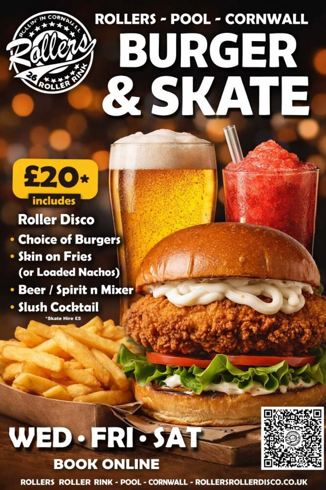 Burger and Skate Party 2026