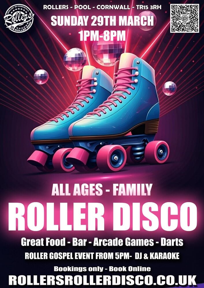 Family Roller Disco Sunday 29th March Family Roller Disco Sunday 29th March