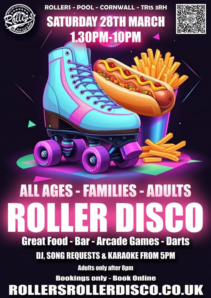 Family Roller Disco Saturday 28th March Family Roller Disco Saturday 28th March