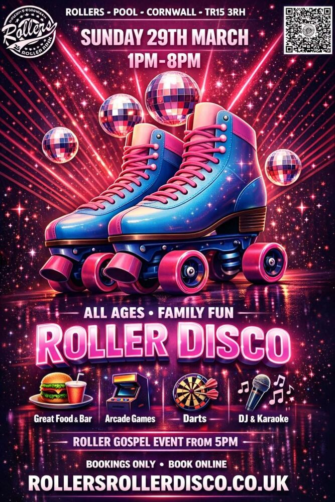 Family Roller Disco Sunday 29th March 2026