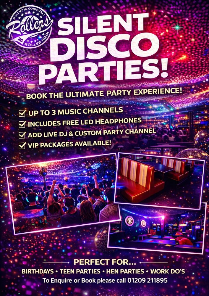 Silent Disco Parties at Rollers 2026