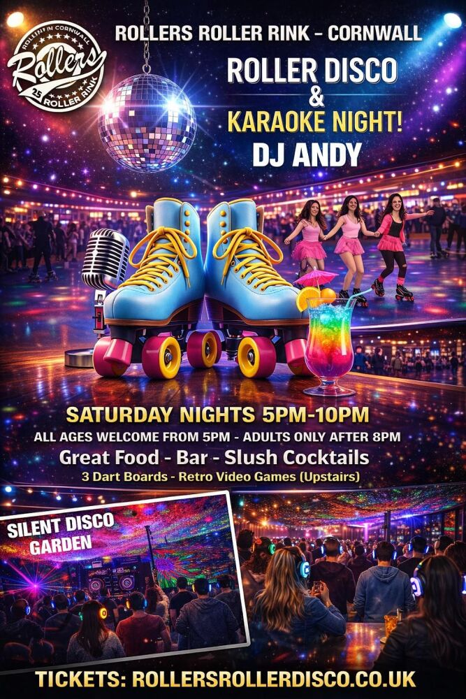 Saturday Nights Roller Disco, Karaoke and Silent Disco Garden 2026