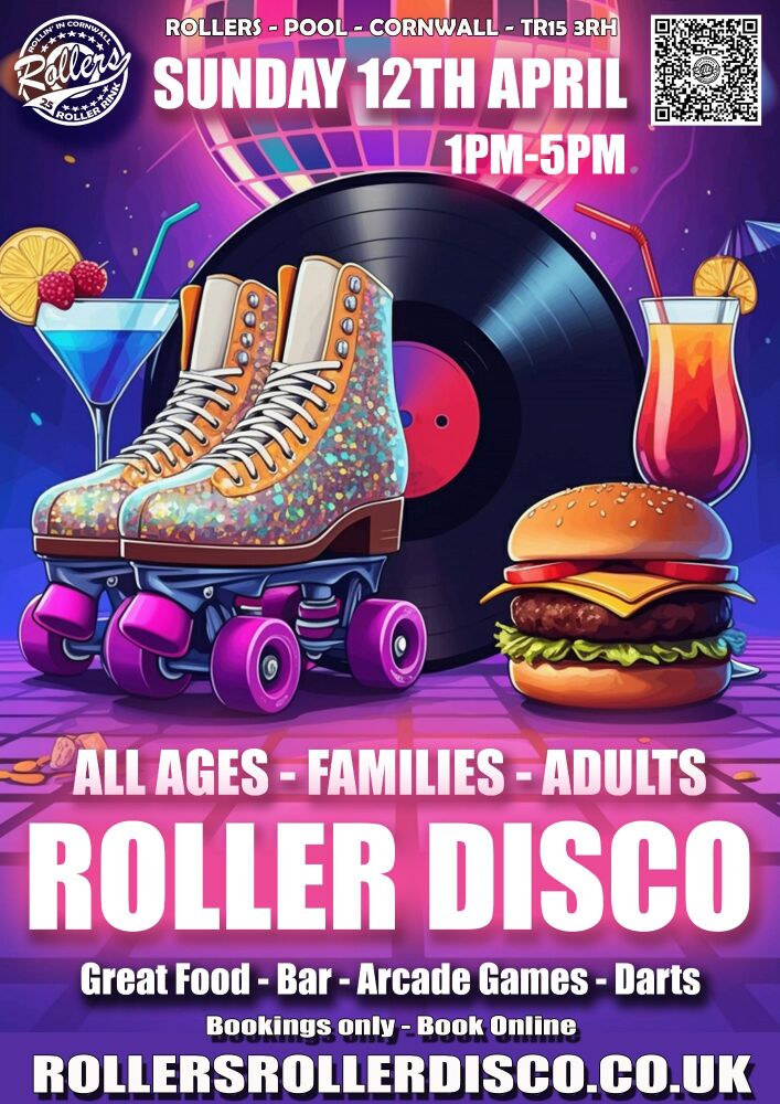 Sunday 12th April - Roller Disco - Cornwall