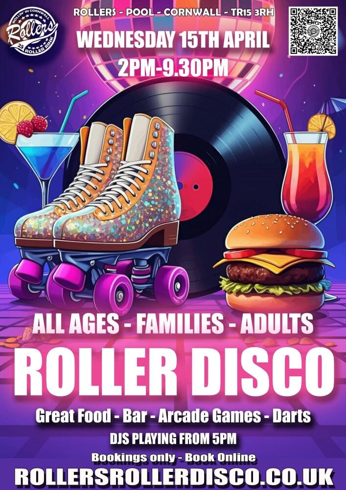 Family Roller Disco Wednesday 15th April Family Roller Disco Wednesday 15th April