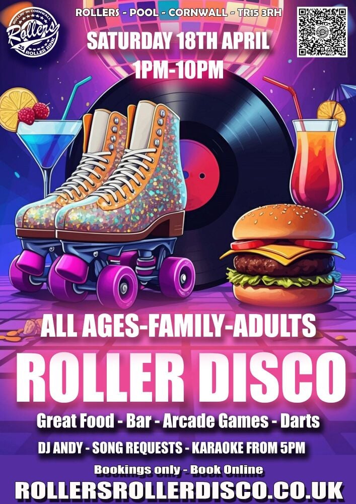 Family Roller Disco Saturday 18th April Family Roller Disco Saturday 18th April
